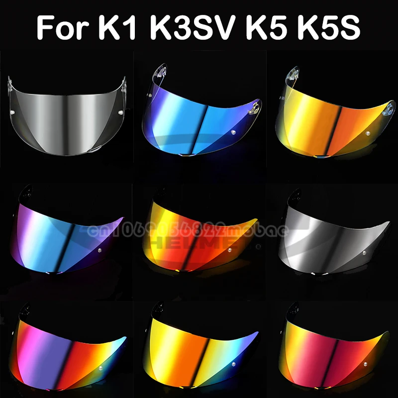 컴팩트 ST 오토바이 헬멧 바이저 렌즈, 실드 안경, 풀 페이스 핀 액세서리, AGV K5 K5S K5-S K3SV K1 K1S 용