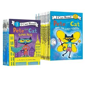 가장 완벽한 27 권, Pete Cat Book, 영어 그림, Pete The Cat I Cable, 무료 오디오, 27 권/세트