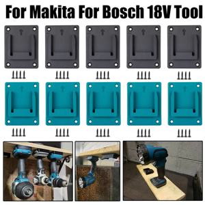 5/10 팩 18V Bosch 18V 도구 홀더 드릴 도구 홀더 벽 마운트 스토리지 브래킷 기계 디스플레이 스탠드
