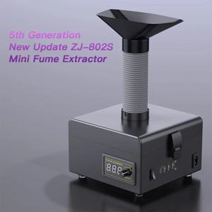 ZJ-802S 탁상용 납땜 연기 청정기, 전화 수리용 먼지 정화 시스템, 용접 연기 흡수, 신제품
