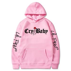 2021 Lil.Peep Rose Cry Baby 프린트 남녀공용 후드티, 커플 풀오버 스트리트웨어, 남성 스웻셔츠, 겨울 패션
