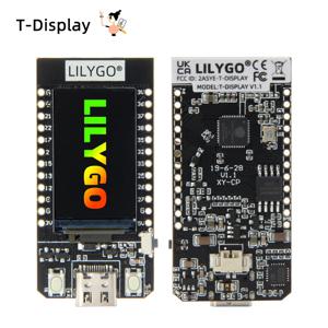 LILYGO® T-Display 아두이노용 개발 보드, 1.14 인치 LCD 디스플레이, 무선 와이파이 블루투스 모듈, 플래시 4, 16MB, ESP32