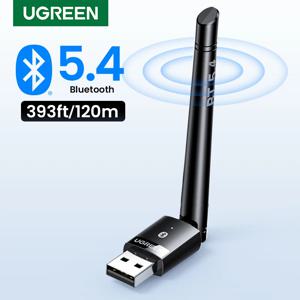 UGREEN USB 블루투스 5.3 5.4 어댑터, PC 무선 마우스 키보드 음악 오디오 리시버 송신기용, 120M 동글