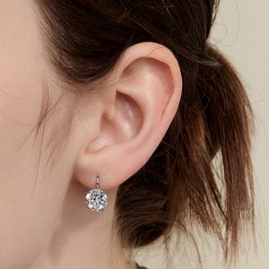 [Hei][빌리 츠키 착용] 8mm cubic hook earring