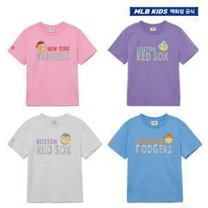 MLB키즈 스마일 반팔 티셔츠 7ATSE0233 JS