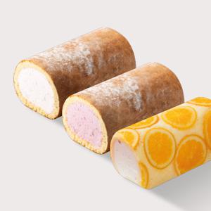 신키네도 슈퍼스타 롤케익 하프 3종(밀크+딸기+오렌지)