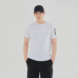 테일러메이드 남성 소매 포켓 반팔 티셔츠 TMTRL2156-100-IN
