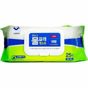 핵트 물걸래 청소포 고급형 대형 25매 38x20cmx3개 (S13531647)