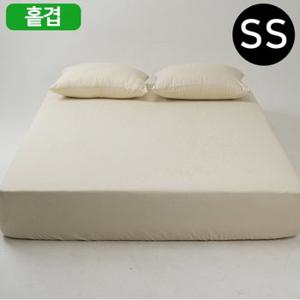 해피니 아이보리 세이브 홑겹 밴딩 매트리스커버 슈퍼싱글 SS