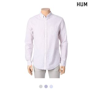 [HUM]유니)코튼린넨 스트라이프 셔츠(FHNECSL718P)