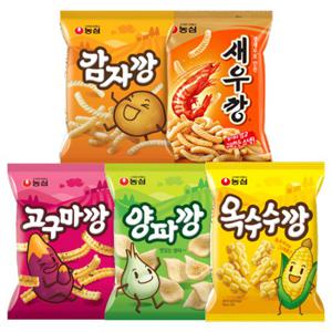 새우깡90g+감자깡75g+고구마깡83+양파깡83g+옥수수깡70g/각2봉씩