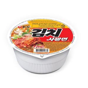 농심 육개장 사발면 24개입/김치사발면