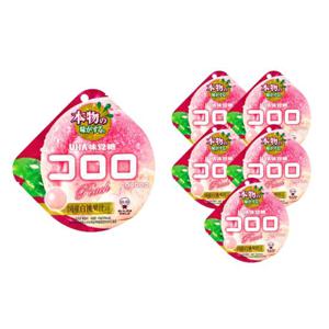 미카구토 코로로 복숭아 40g 6개 인기 일본 과일 젤리