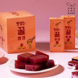 [화과방] 딸기양갱 / 맛있는꿀양갱(꿀딸기) x 10곽