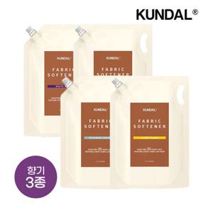 쿤달 초고농축 리치 퍼퓸 엑스퍼트 섬유유연제 리필팩 2.7L x4개