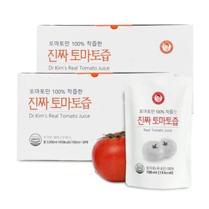 김재식헬스푸드 진짜토마토즙 100ml x 60팩(총2박스)