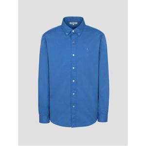 [빈폴멘] 남녀공용 트윌 솔리드 셔츠 블루 BC4164C15P