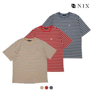 [NIX]유니) 스트라이프 워싱 티셔츠(FNQMCTR721P)
