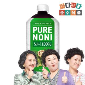 순수식품 NFC 100% 착즙 노니 1병 x 1000ml 노니원액 착즙주스