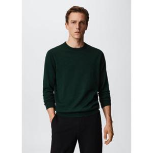 [MANGO] MAN 메리노 울 워셔블 스웨터 Dark Green_37014011