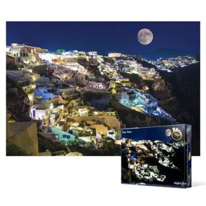 1000피스 직소퍼즐 - 산토리니의 황홀한 야경 (야광)