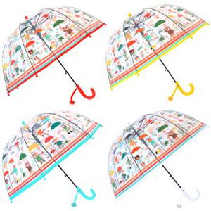 [키즈스퀘어] 유/아동 돔형 우산 동물원 (4 color)