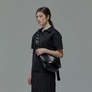 Daily Shirring Bag M Sleek Black