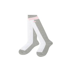 Unbalance Knee Socks_M/Grey