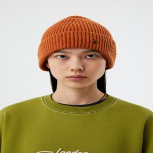 Roundel earflap beanie_Camel