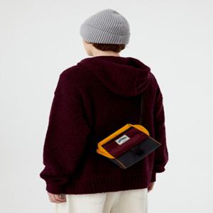 Color block crossbody bag_Dark Grey