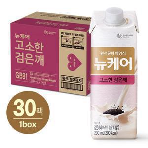 [5/13~23 사은혜택] 뉴케어 고소한검은깨맛 (200mlx30팩), 1박스 +가바현미밥 증정