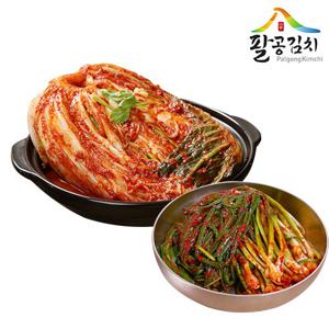 [팔공김치] 팔공산명품김치 4kg+팔공파김치 1kg (2종, 총5kg)