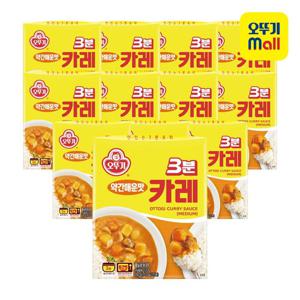 [오뚜기] 3분 카레 약간매운맛 200g 12개