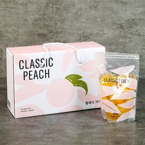 [지투지샵] 클래식 황도 복숭아조림 파우치 선물세트 1박스 5팩