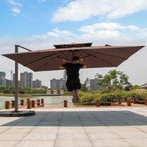 대형 파라솔 야외 테라스 카페 비치 발코니 폴딩 쉘터 우산