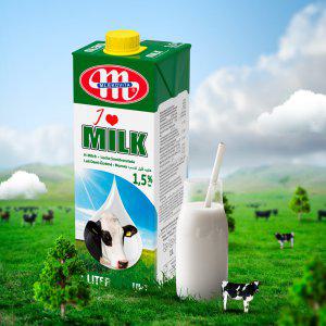 믈레코비타 저지방 1L x 12개 수입멸균우유 폴란드 우유