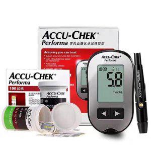 모니터 Accu Chek Performa 혈당 측정기 Roche Sugar Actieve 당뇨병 검사기 자동 코딩 가정용