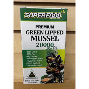 Superfood 프리미엄 초록입홍합 20000 슈퍼푸드 Green Lipped Mussel 180정