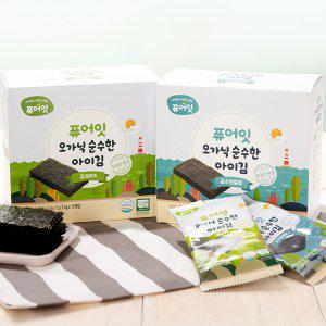 퓨어잇 유기농 아이김/파래김/김자반 3+3 골라담기