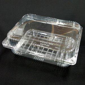 SB-2000(무타공) / 2kg 플라스틱 투명 용기 과일 포장 박스 과일팩 농산물 냉동삼겹살 /식품 배달 테이크아