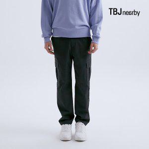 [TBJ] 남성 코튼트윌 테이퍼드핏 카고 오비밴딩 팬츠 (T211PT420P)