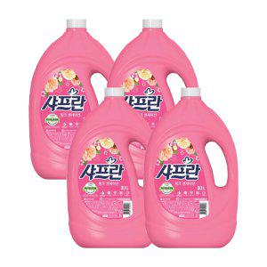 샤프란 핑크센세이션 섬유유연제 3.1Lx4개 구연산함유