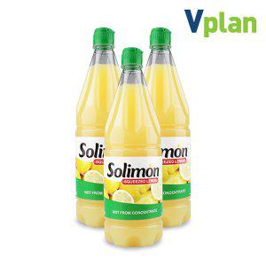 솔리몬 스퀴즈드 레몬즙 3병 총 2.97L 레몬 물 원액 차