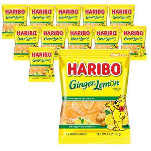 하리보 진저 생강 레몬 젤리 HARIBO Ginger Lemon 113g 12팩
