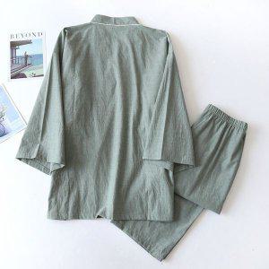 커플 가운 유카타 슬립 로브 일본 잠옷 호텔 파자마 홈웨어