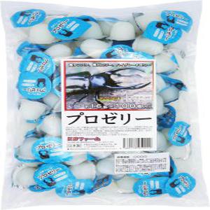 특수곤충 장수하늘소 사슴벌레 풍뎅이 곤충 먹이 고단백 젤리 사료 16g 100개 일본수입