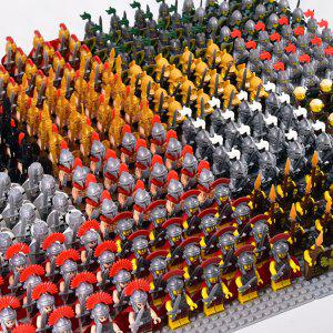 고대 로마 군인 중세 삼국지 동서양 전쟁 레고 피규어