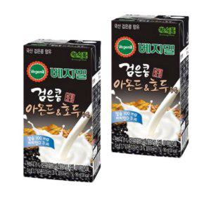 정식품 베지밀 검은콩 아몬드 & 호두 두유 190ml x 72팩