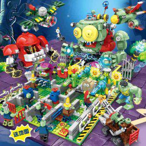 식물대좀비 레고 블록 세트 피규어 장난감 게임 다양