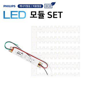 LED 모듈 SET 50W_ 필립스 안정기 400X185